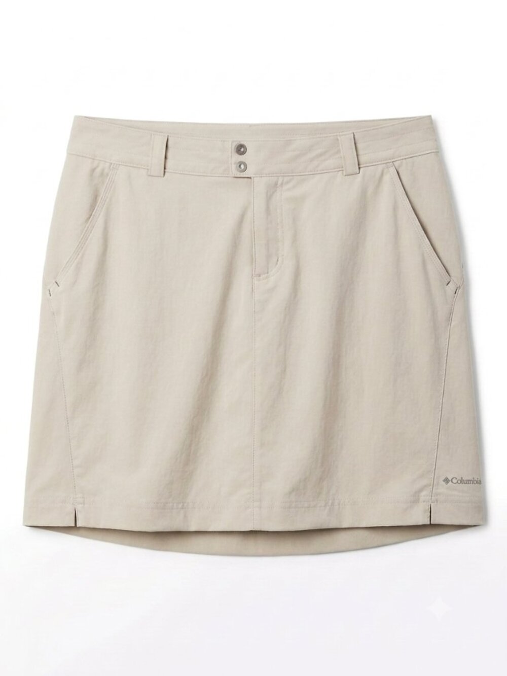 COLUMBIA TITANIUM  - Beige / Khaki  Casual Skort with Front Pockets - Size 12